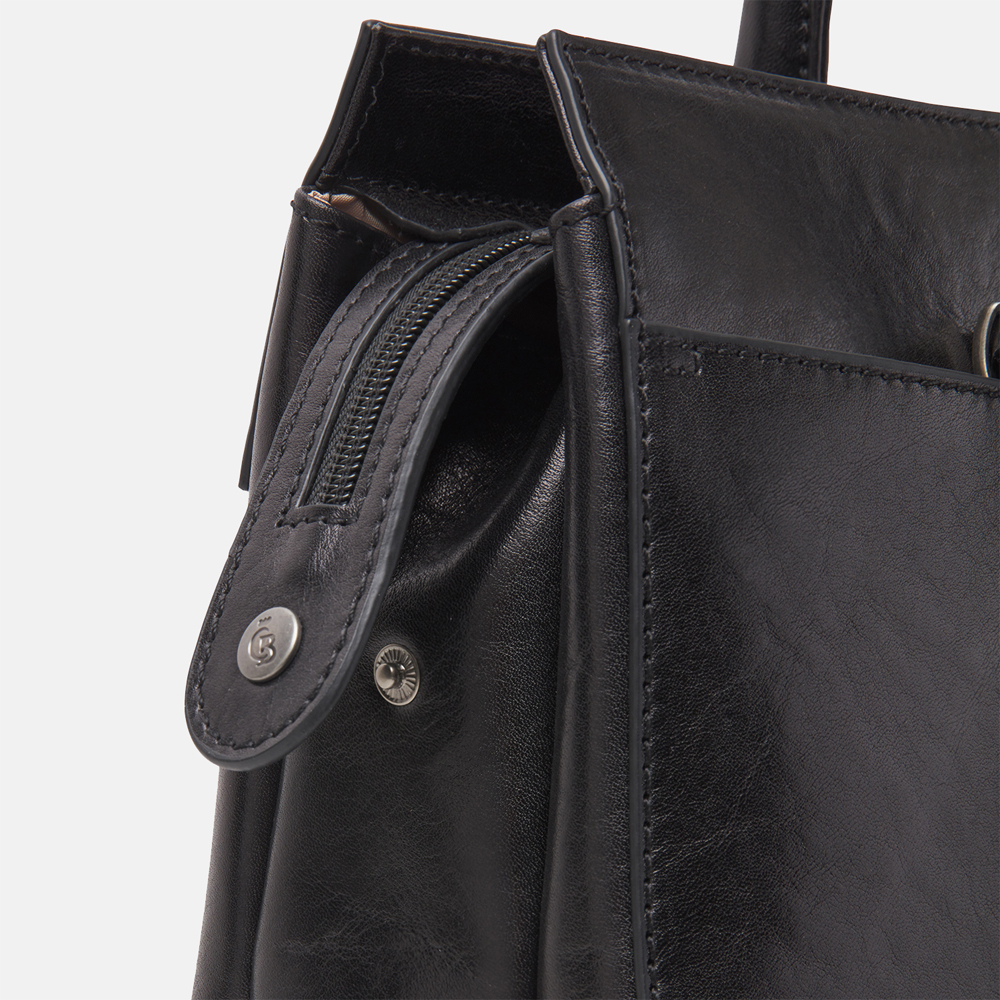 Castelijn & Beerens Gaucho Ellen laptoptas 15.6 inch zwart  bij Duifhuizen