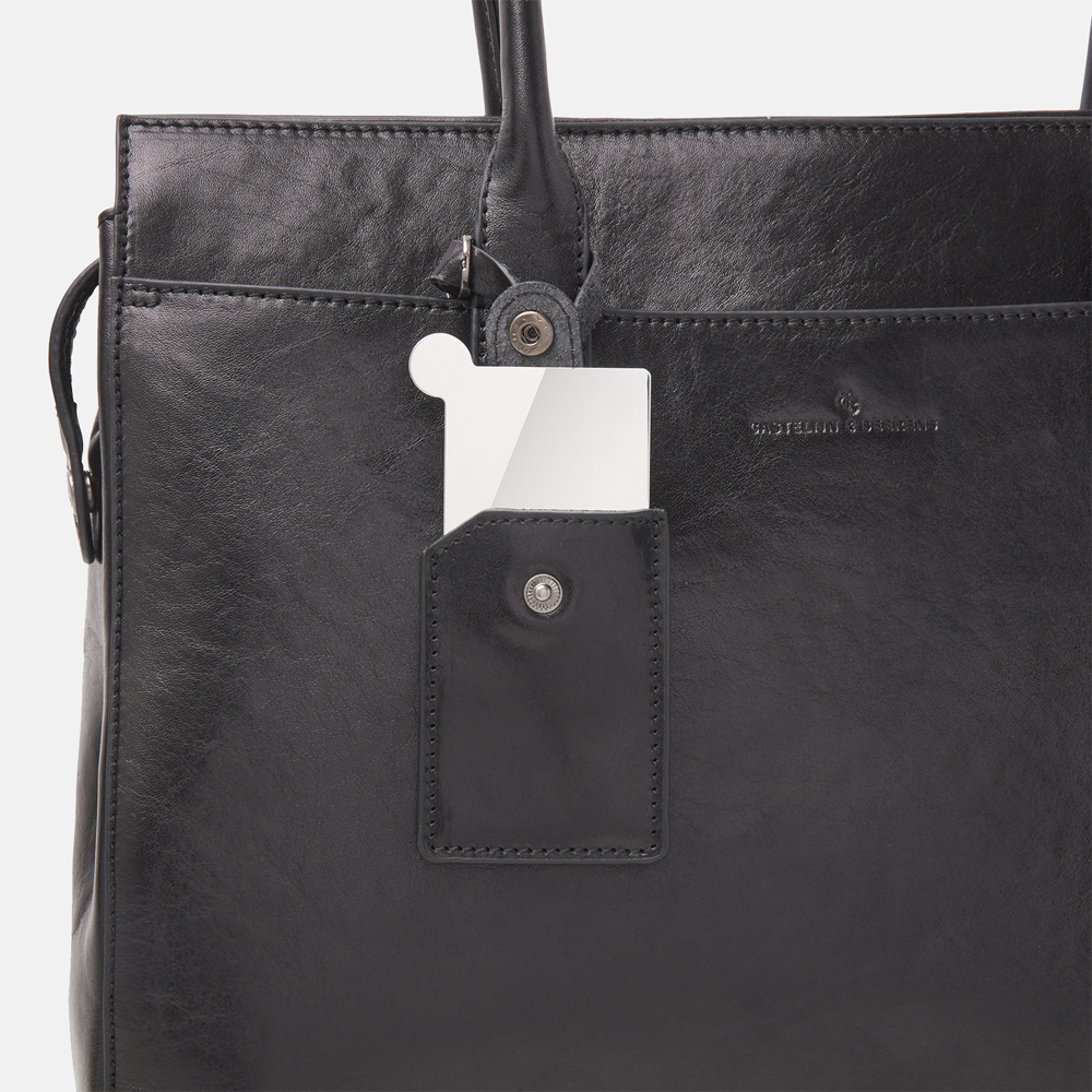 Castelijn & Beerens Gaucho Ellen laptoptas 15.6 inch zwart  bij Duifhuizen