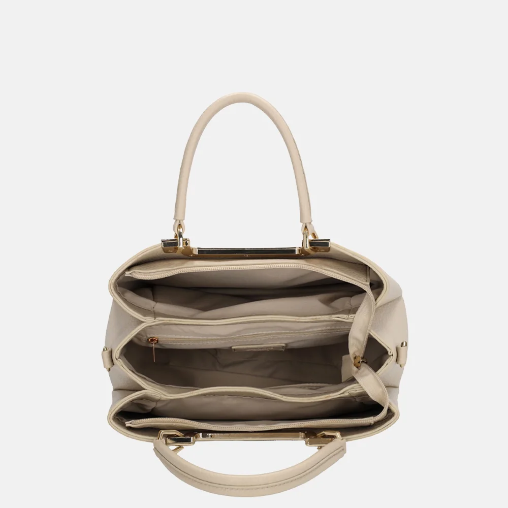 Charm London handtas M beige bij Duifhuizen