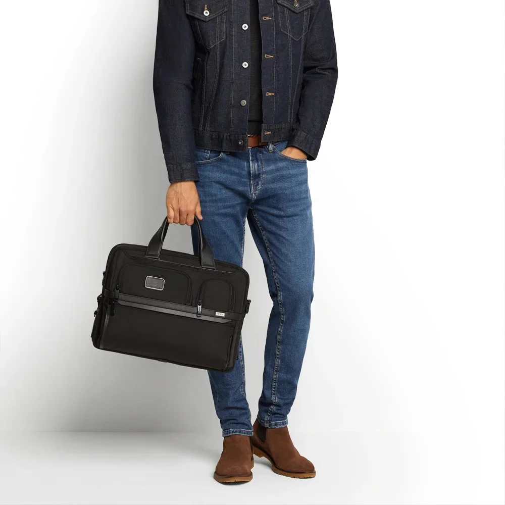 Tumi Alpha laptoptas 15 inch black bij Duifhuizen