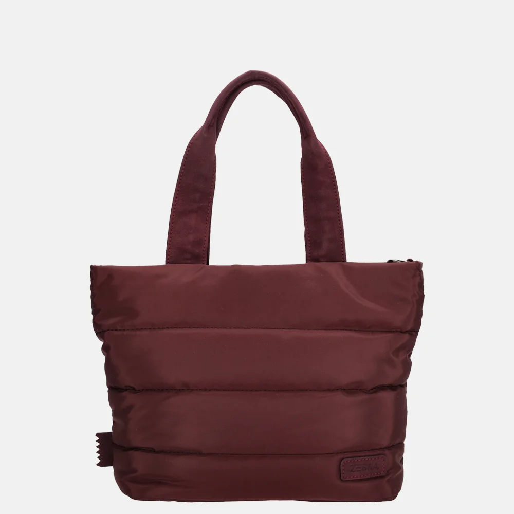 Zebra Trends Elske puffy handtas S bordeaux bij Duifhuizen