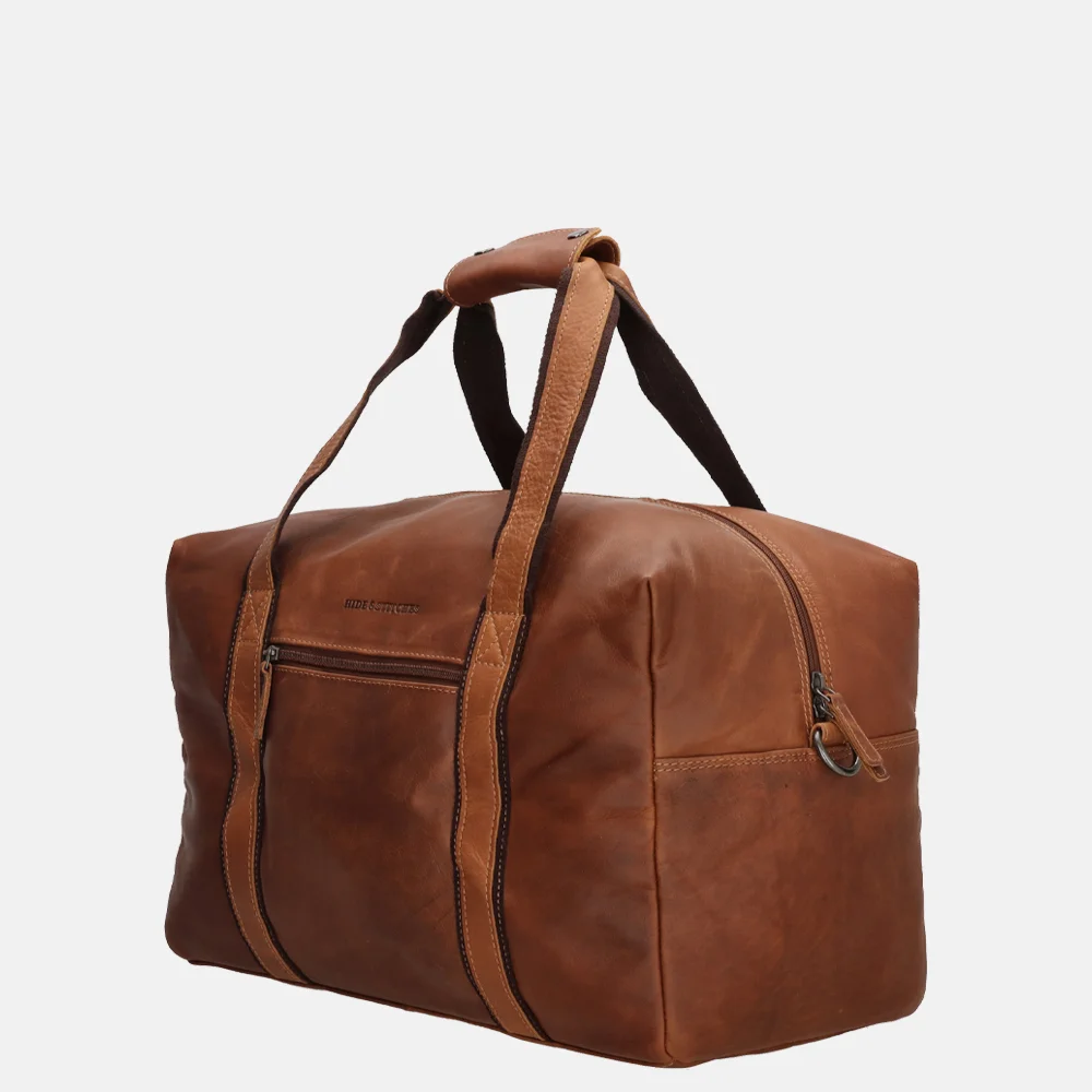 Hide & Stitches Japura reistas cognac bij Duifhuizen