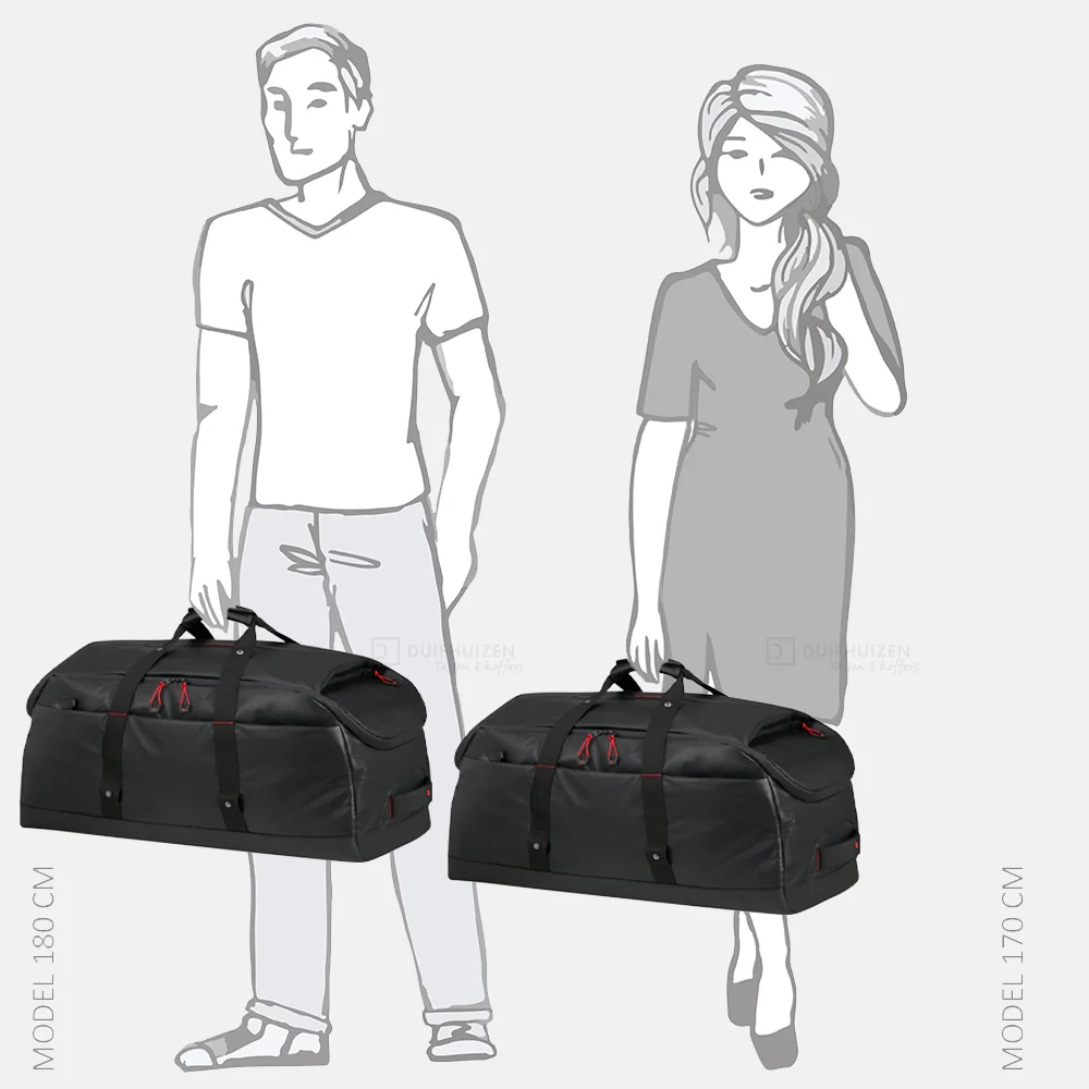 Samsonite Ecodiver reistas zonder wielen black bij Duifhuizen