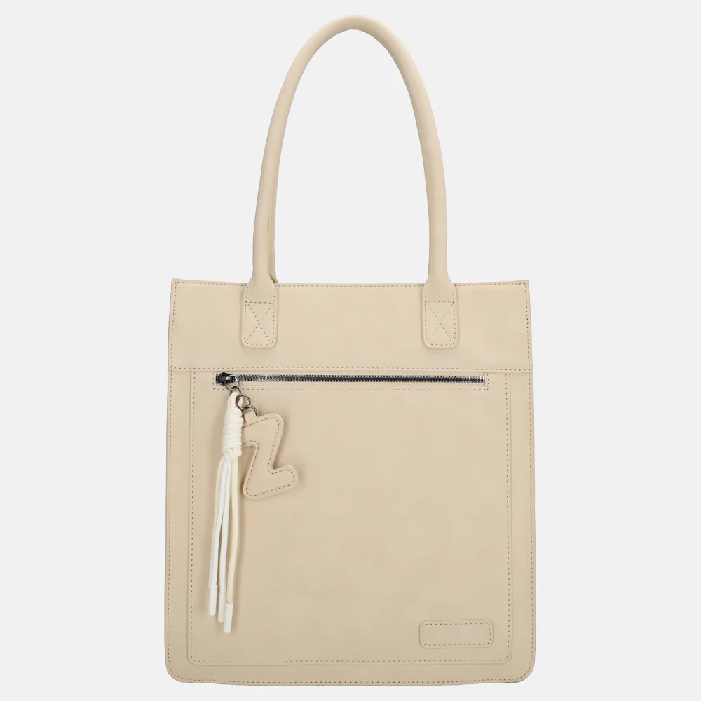 Zebra Trends Rosalyn shopper beige bij Duifhuizen