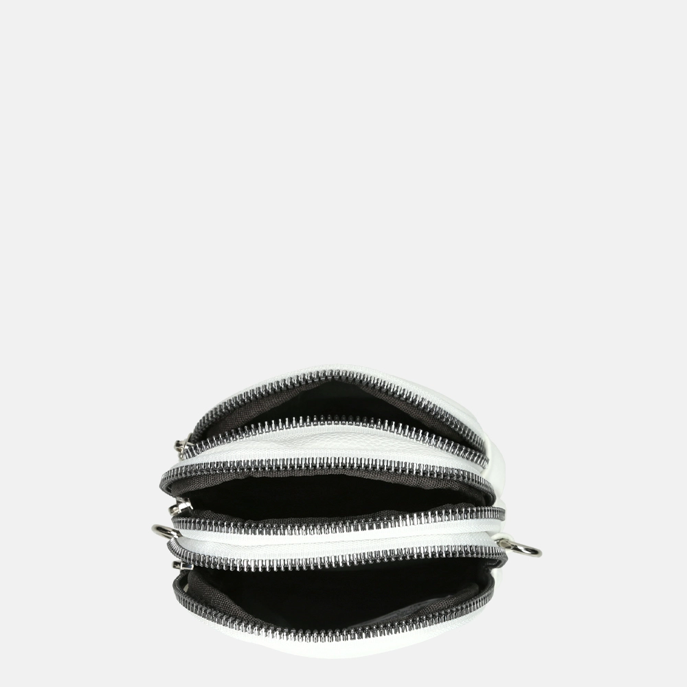 Flora & Co schoudertas telefoon white bij Duifhuizen