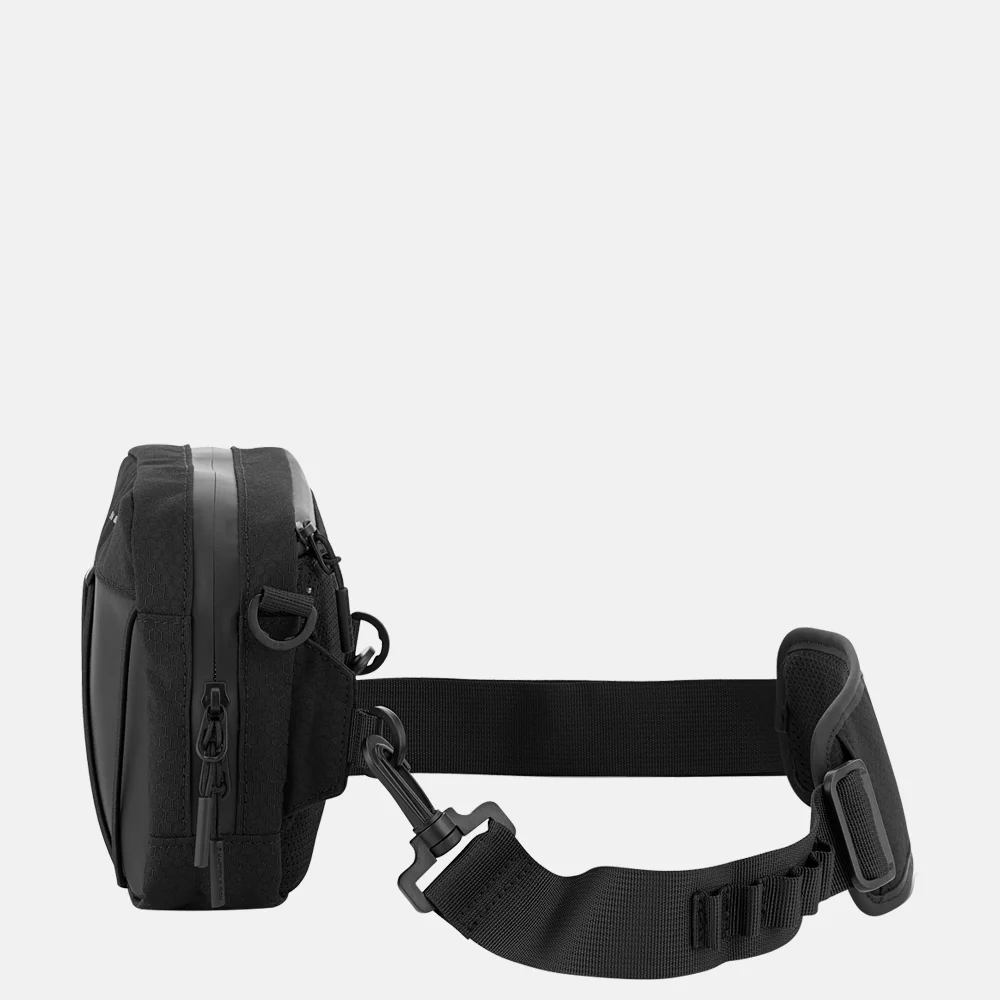 Kapten & Son Banff crossbody tas all black bij Duifhuizen
