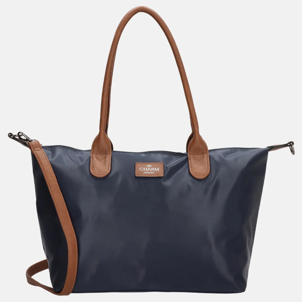 Charm London Buckingham shopper L blauw