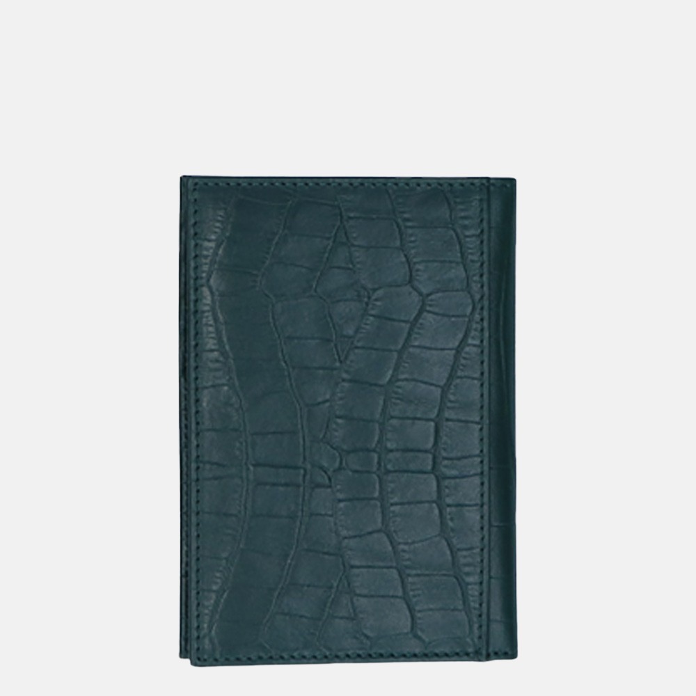 LouLou Essentiels Classy Croco paspoorthoes pine green bij Duifhuizen