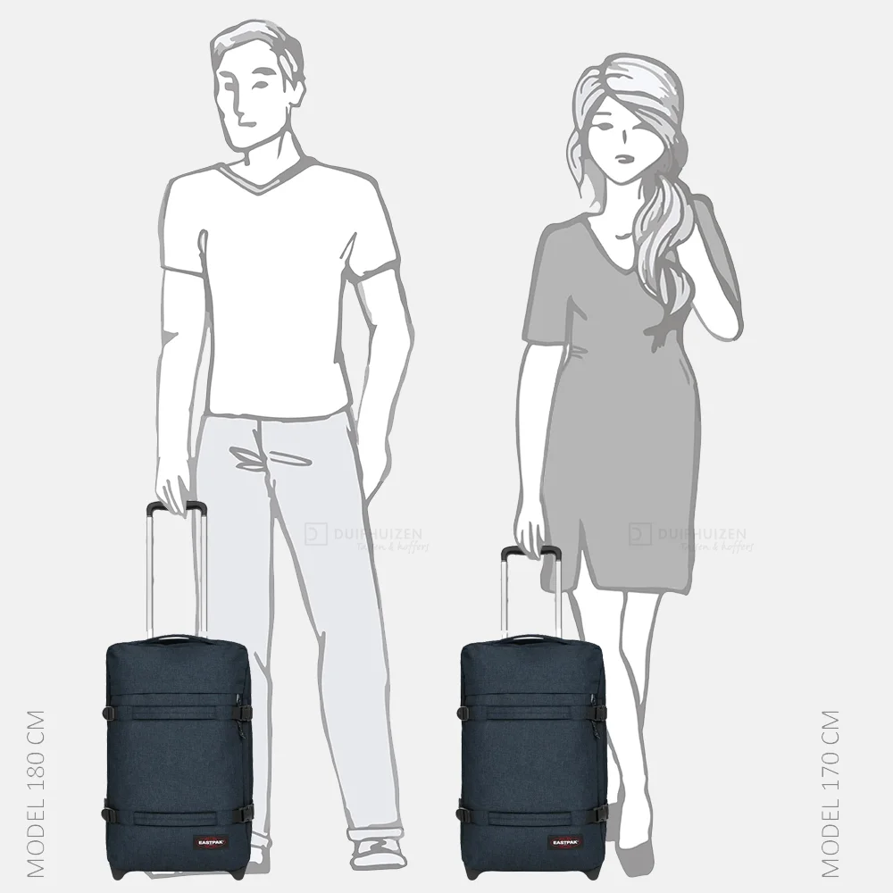 Eastpak Transit'R reistas S triple denim bij Duifhuizen