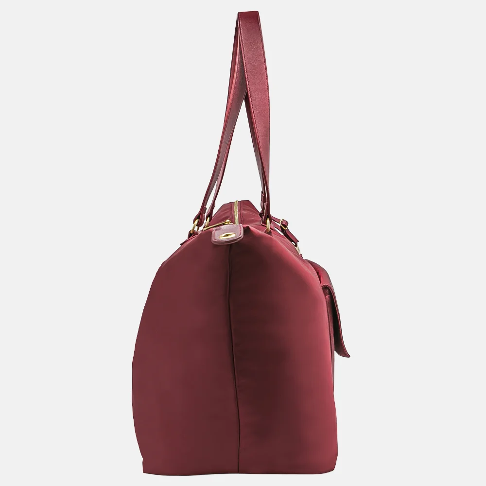 Mosz Sandy weekendtas aubergine bij Duifhuizen