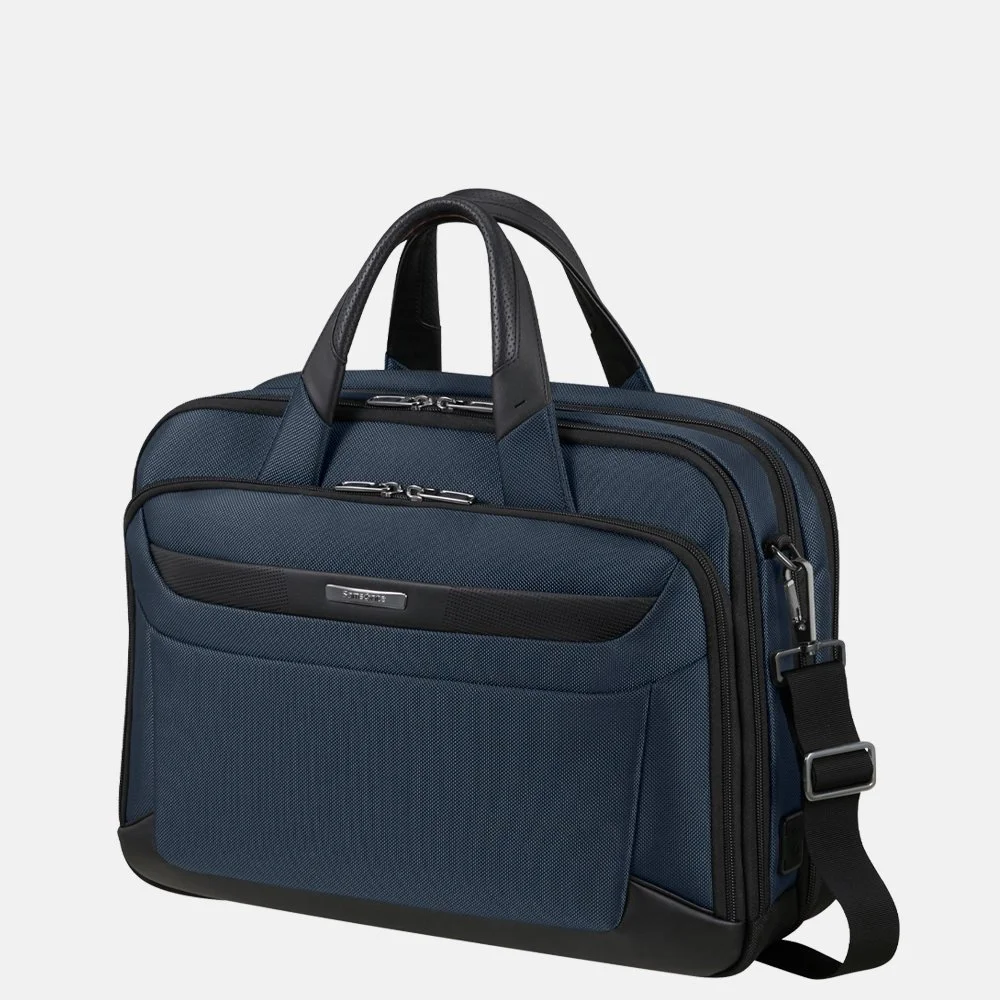 Samsonite Pro-Dlx 6 laptoptas 15.6 inch blue bij Duifhuizen