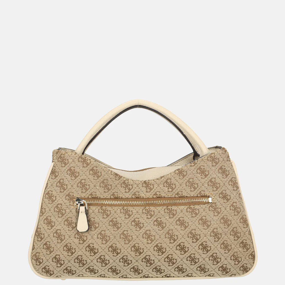 Guess Jessa girlfriend handtas latte logo bij Duifhuizen