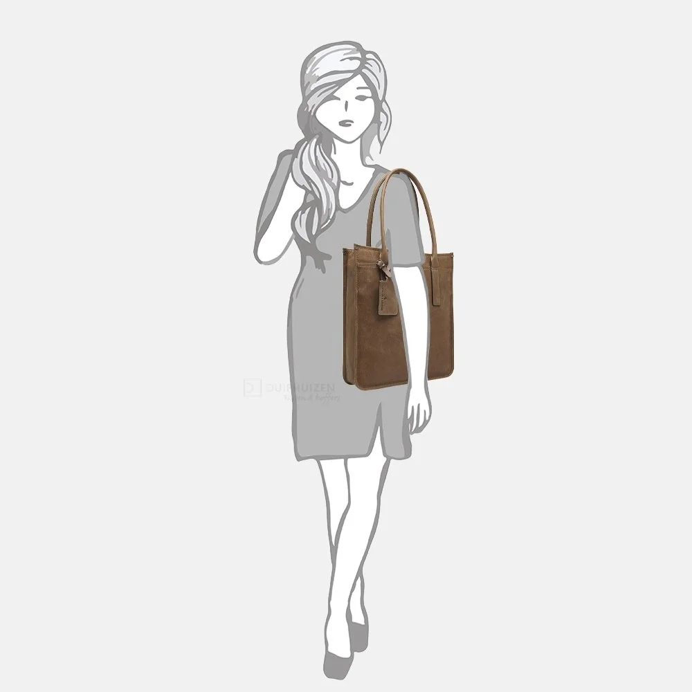 Castelijn en Beerens Carisma laptoptas 15.6 inch cognac bij Duifhuizen