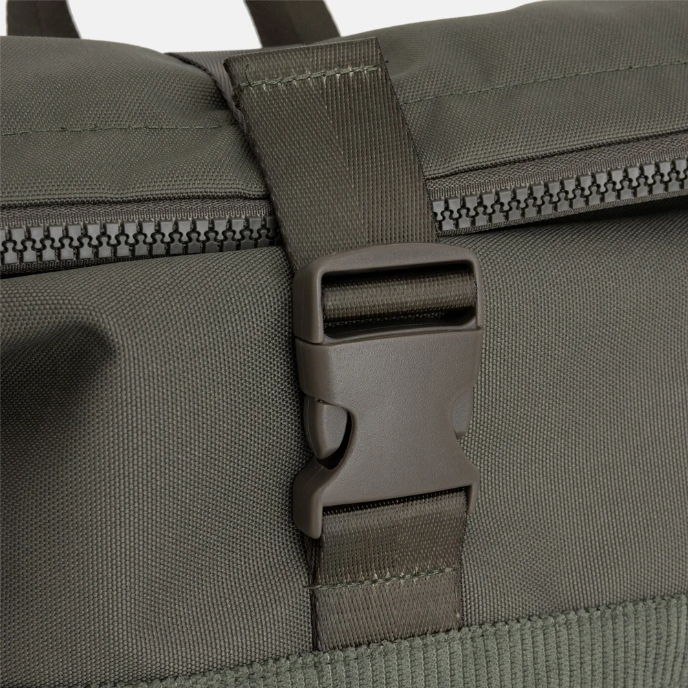 New Rebels New York rugzak rolltop 13 inch sage green bij Duifhuizen