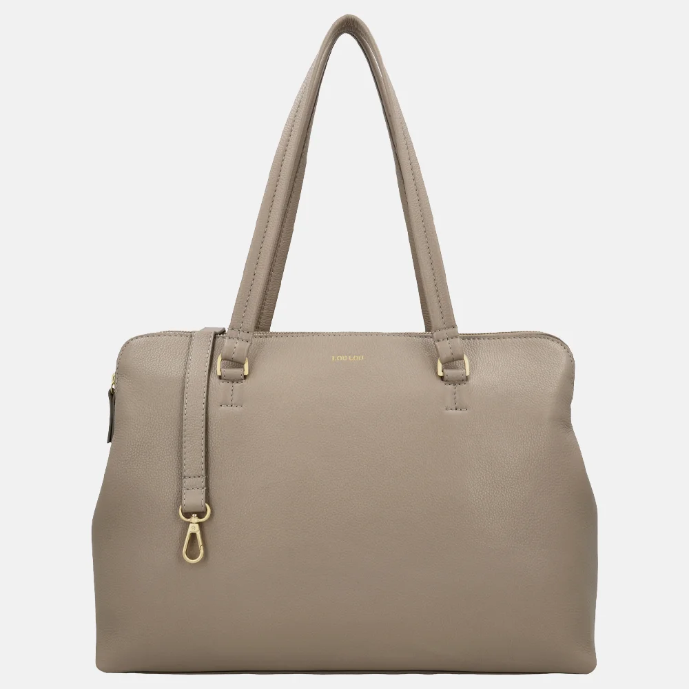 Loulou Essentiels Olivia shopper 15.5 inch soft sepia
