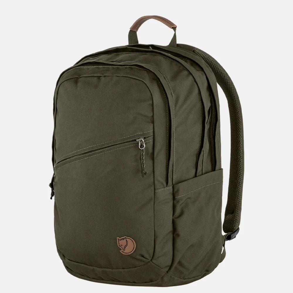 Fjallraven Raven 28 rugzak 15 inch dark olive bij Duifhuizen