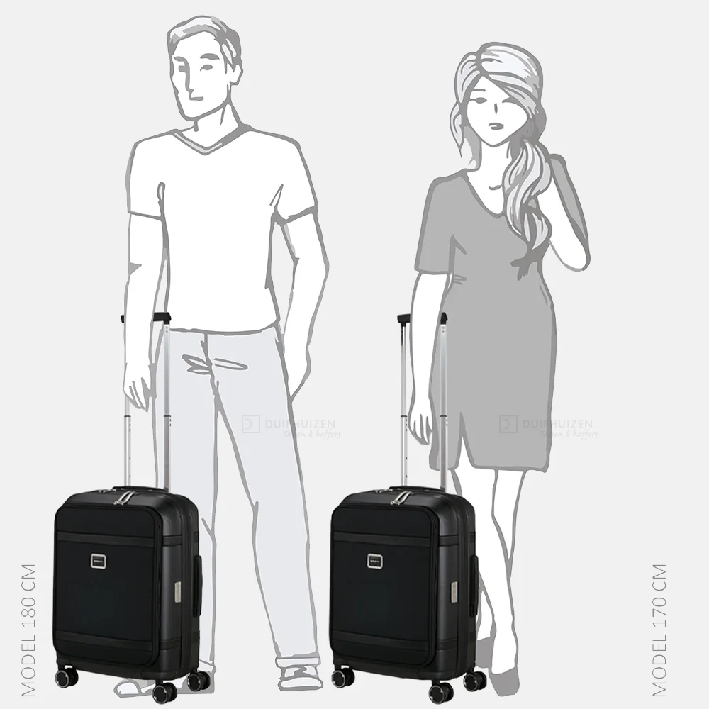 Samsonite Image spinner handbagage koffer expendable 55 cm black bij Duifhuizen