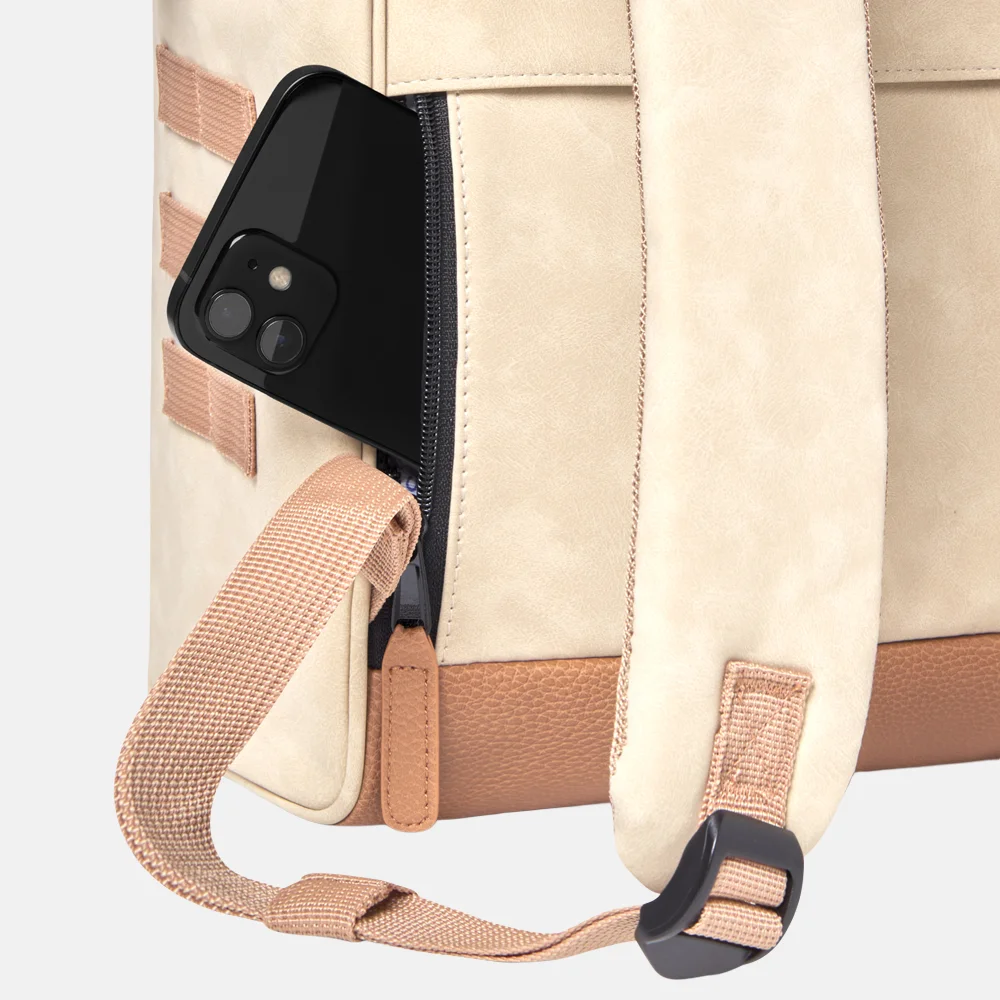 Cabaia Adventurer vegan nubuck rugzak M 13 inch andenne bij Duifhuizen