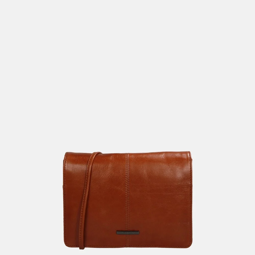 Claudio Ferrici Pelle Vecchia crossbody tas brick