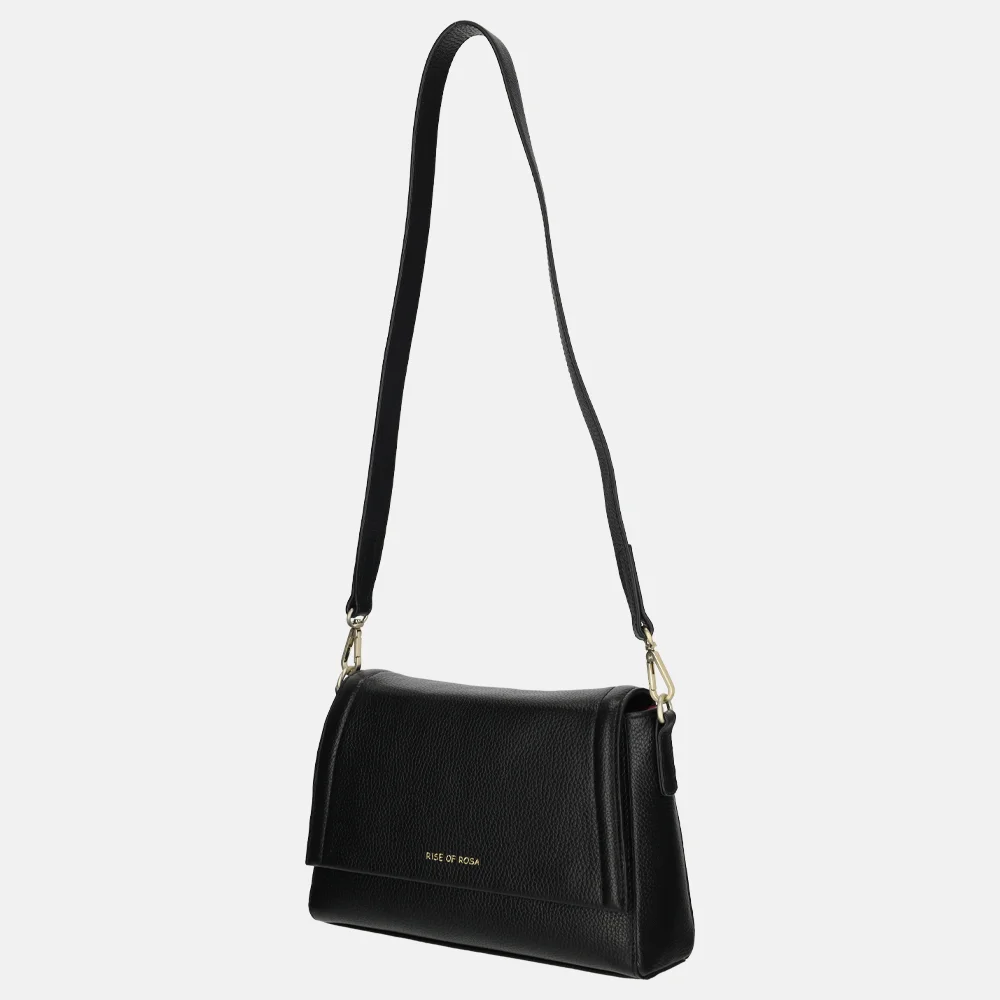 Rise of Rosa overslag crossbody tas zwart bij Duifhuizen