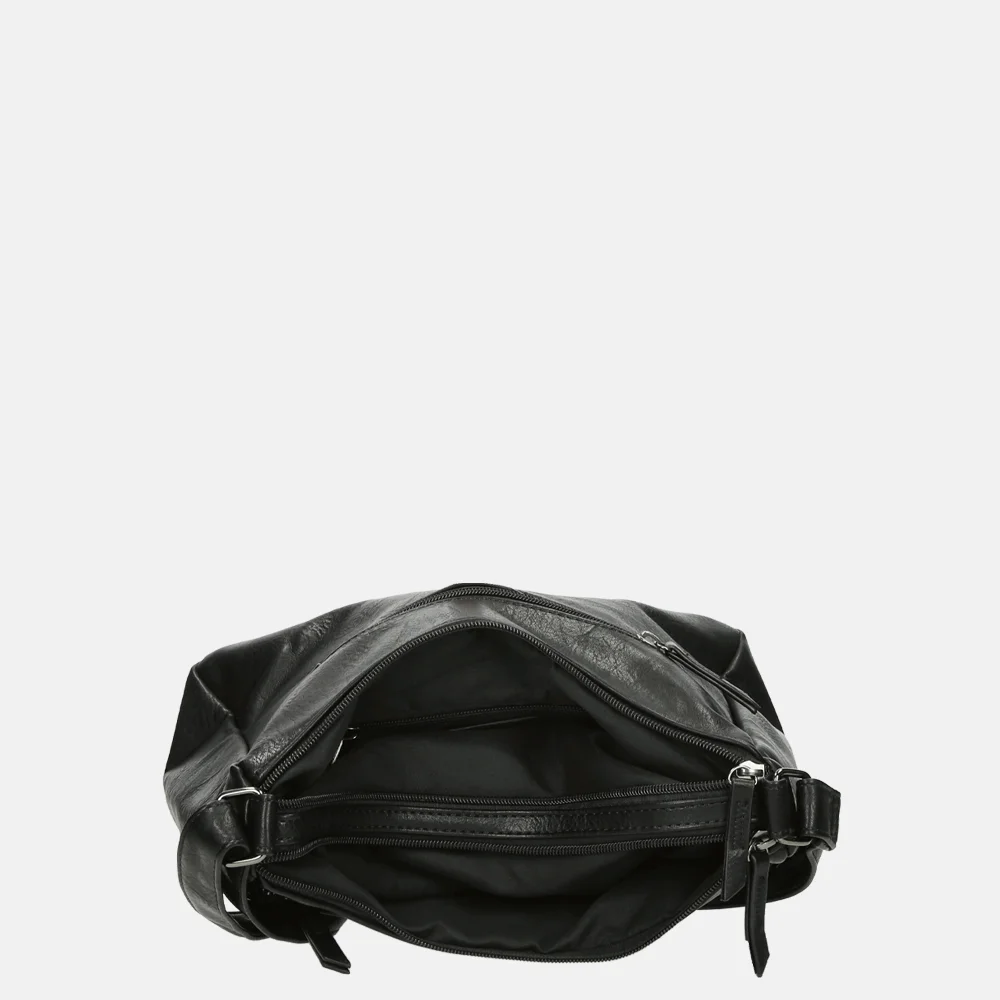Enrico Benetti Caen crossbody tas black bij Duifhuizen