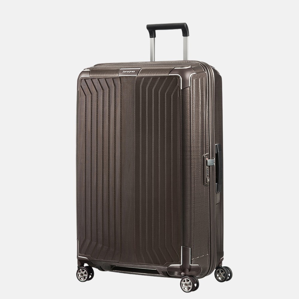 Samsonite Lite-Box spinner 75 cm walnut bij Duifhuizen