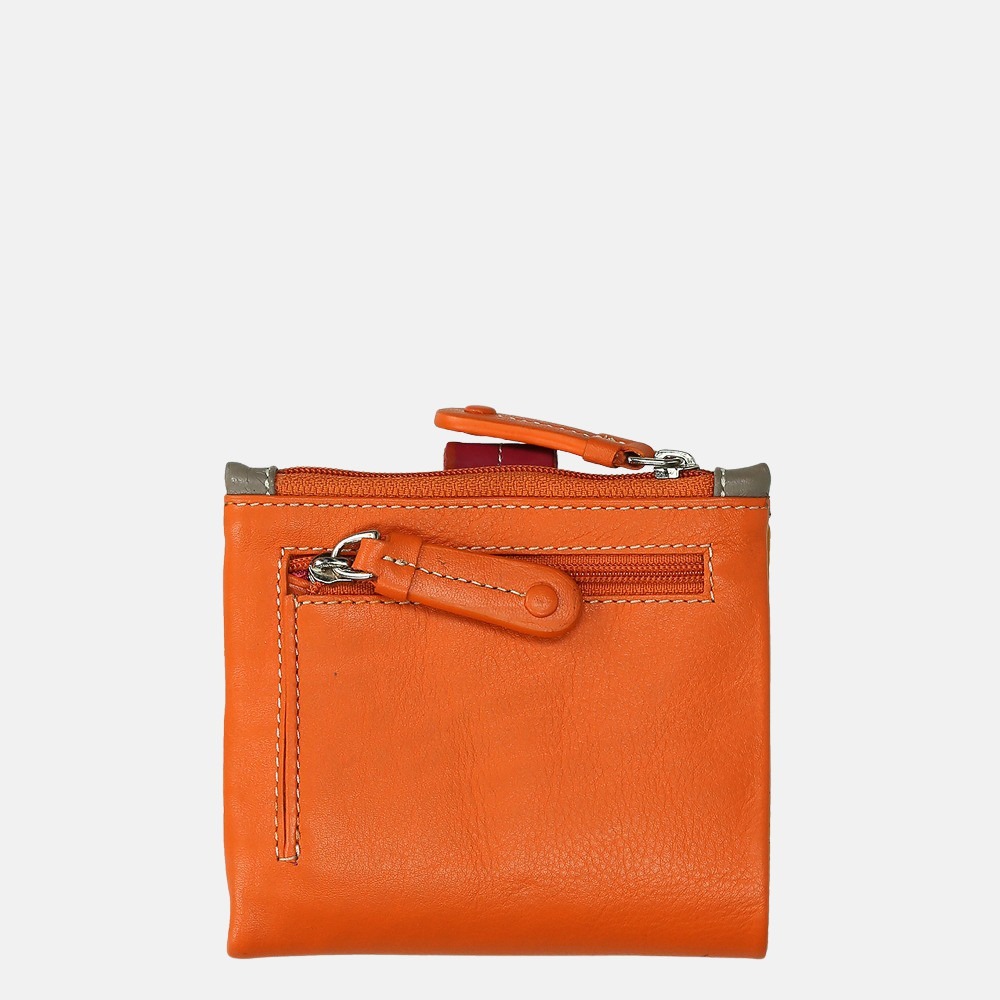 Visconti portemonnee orange multi bij Duifhuizen