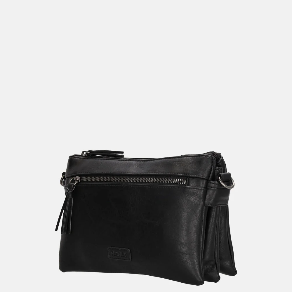Beagles Ferro crossbody tas zwart bij Duifhuizen