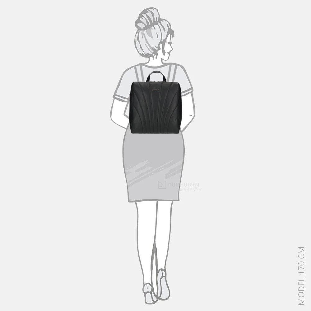 Gigi Fratelli rugzak black bij Duifhuizen