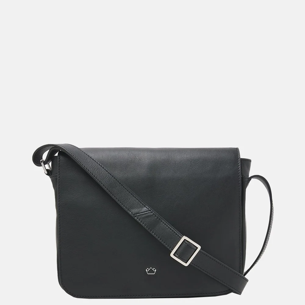 Castelijn en Beerens Babette Nappa crossbody tas zwart