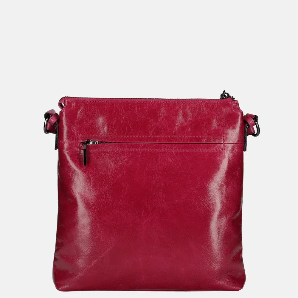 Claudio Ferrici Pelle Vecchia crossbody tas orchidea bij Duifhuizen