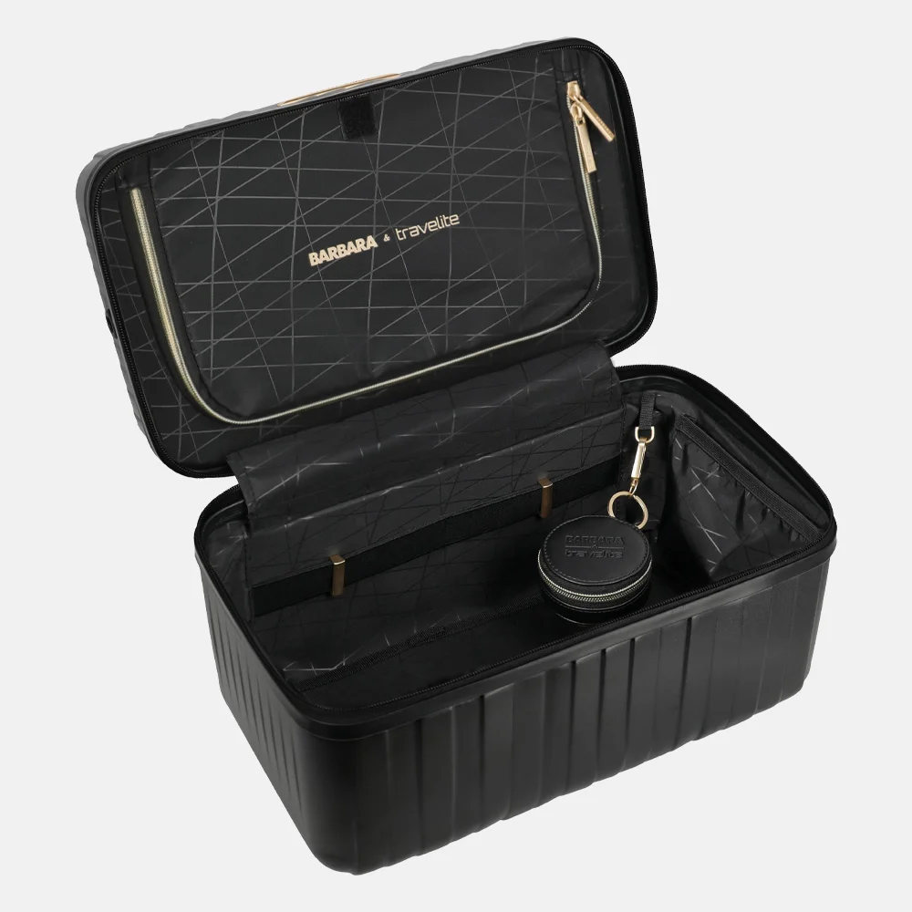 Travelite Barbara Novelty beautycase black bij Duifhuizen