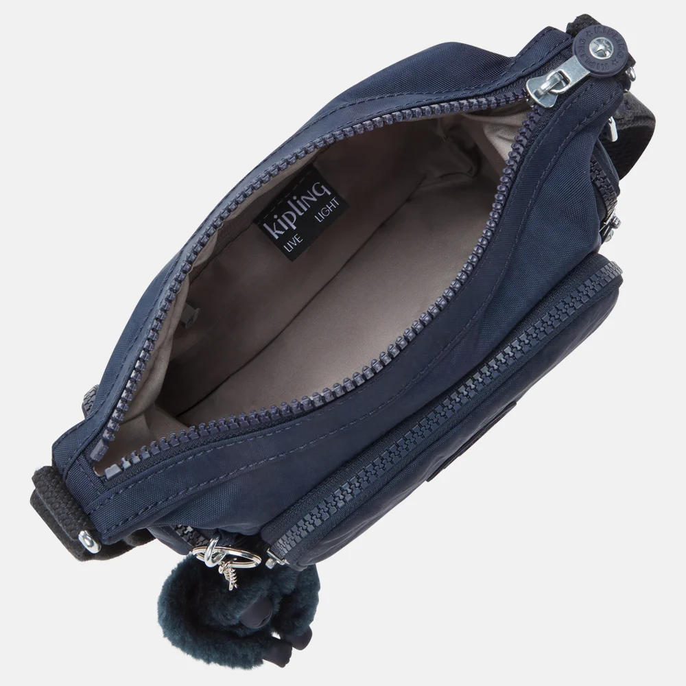 Kipling Gabbie crossbody tas mini Bleu Bleu 2 bij Duifhuizen