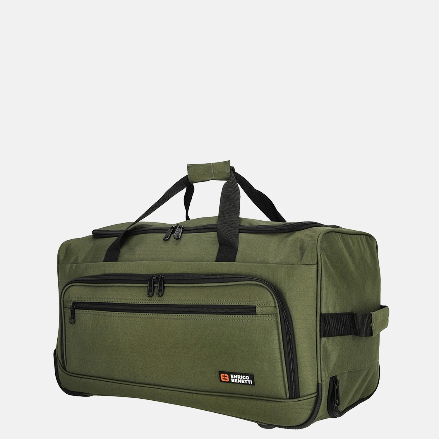 Enrico Benetti Brussels reistas op wielen 60 cm olive bij Duifhuizen