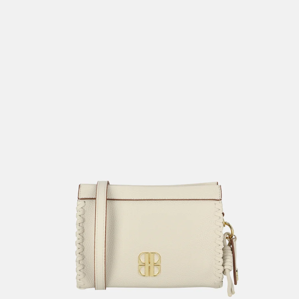 Laurent David Estee crossbody tas white