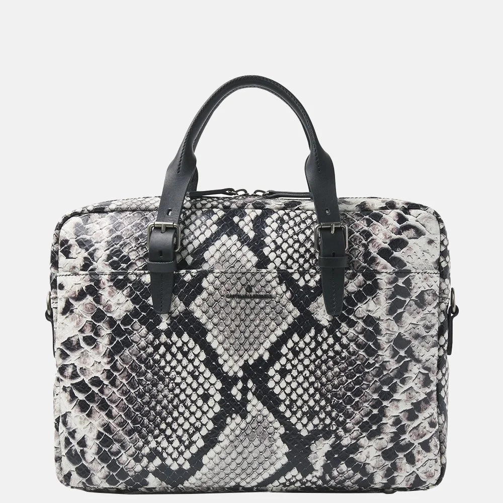 Castelijn en Beerens Verona Python limited edition laptoptas 15.6 inch python