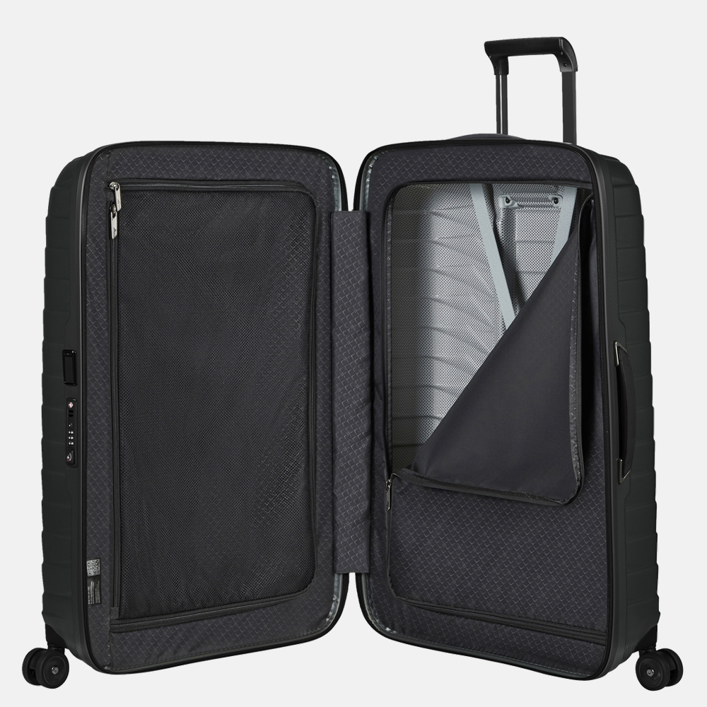 Samsonite Proxis spinner 75 cm matt graphite bij Duifhuizen