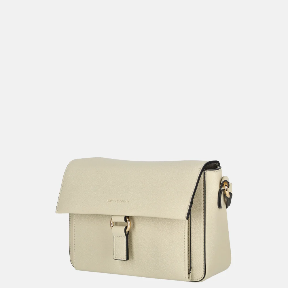 Daniele Donati crossbody tas lichtbeige bij Duifhuizen