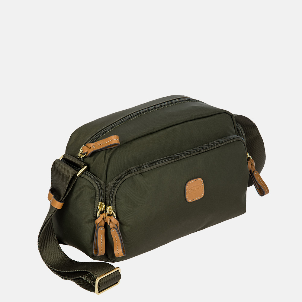 Bric's X-Bag schoudertas olive bij Duifhuizen