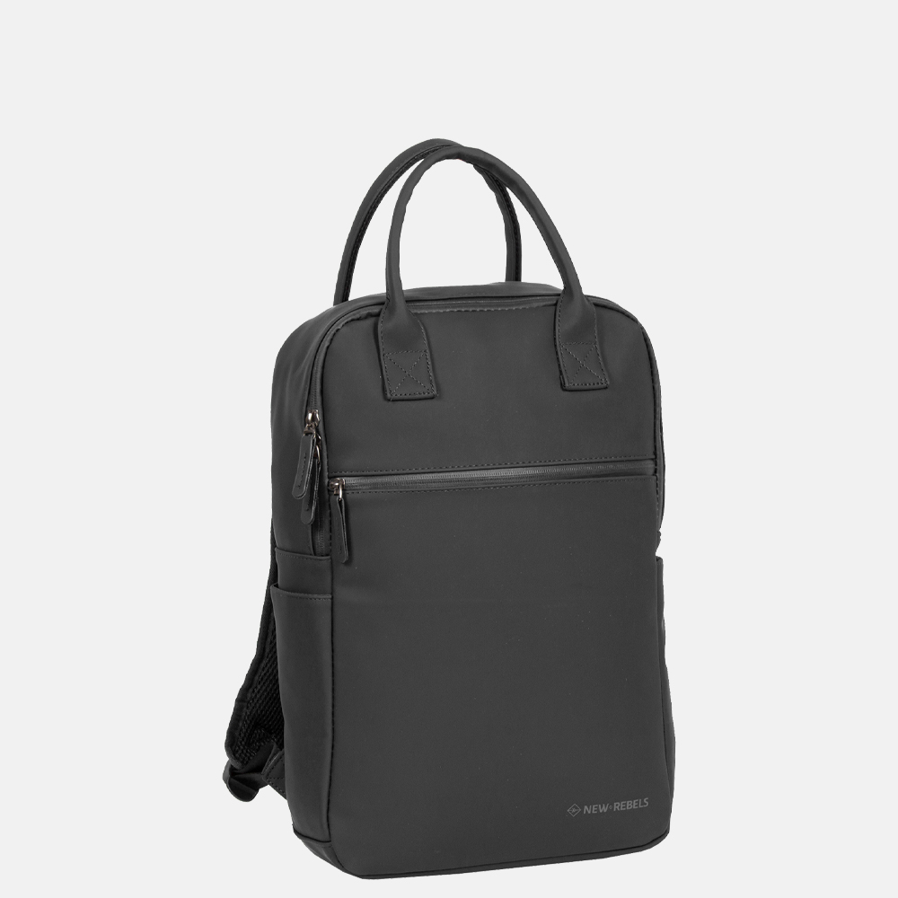 New Rebels Harper rugzak 14.1 inch black bij Duifhuizen