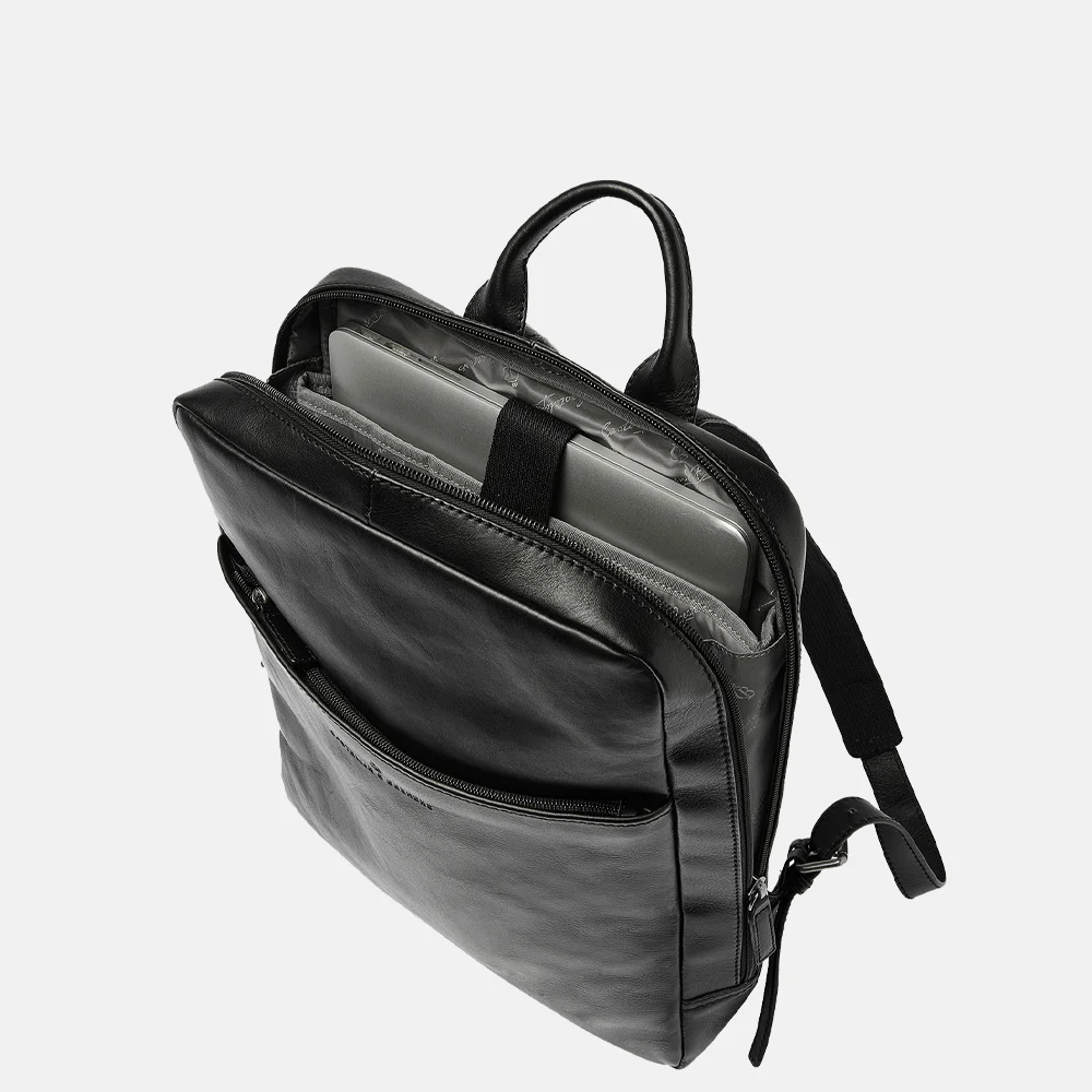 Castelijn en Beerens laptoprugzak 15 inch zwart bij Duifhuizen