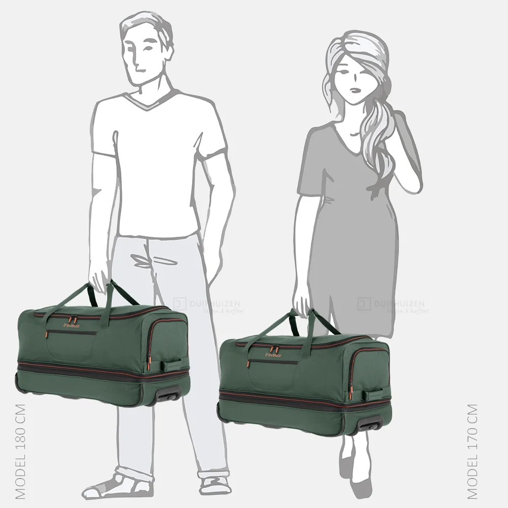 Travelite Basics reistas 70 cm khaki bij Duifhuizen