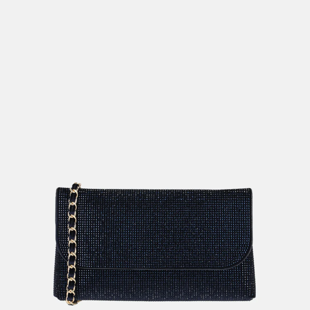 Flora & Co clutch strass blue