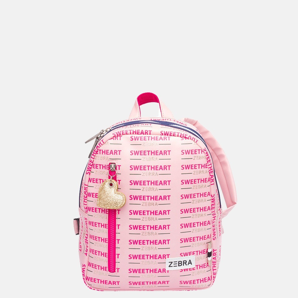 Zebra Trends kinderrugzak S sweetheart pink bij Duifhuizen