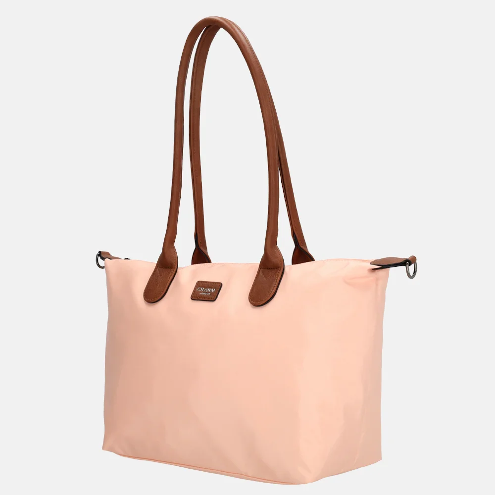 Charm London Buckingham shopper L soft pink bij Duifhuizen