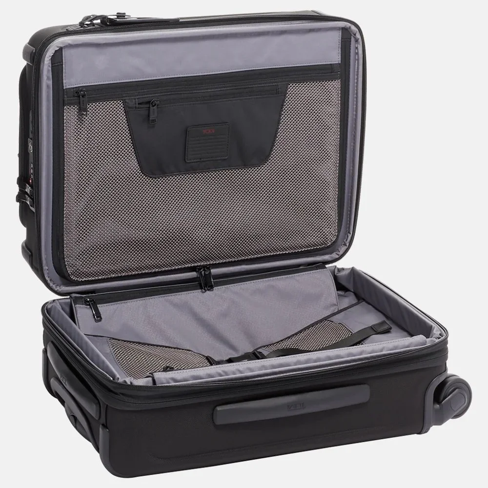 Tumi Alpha International Expendable 4 Wheel Carry-On koffer black bij Duifhuizen