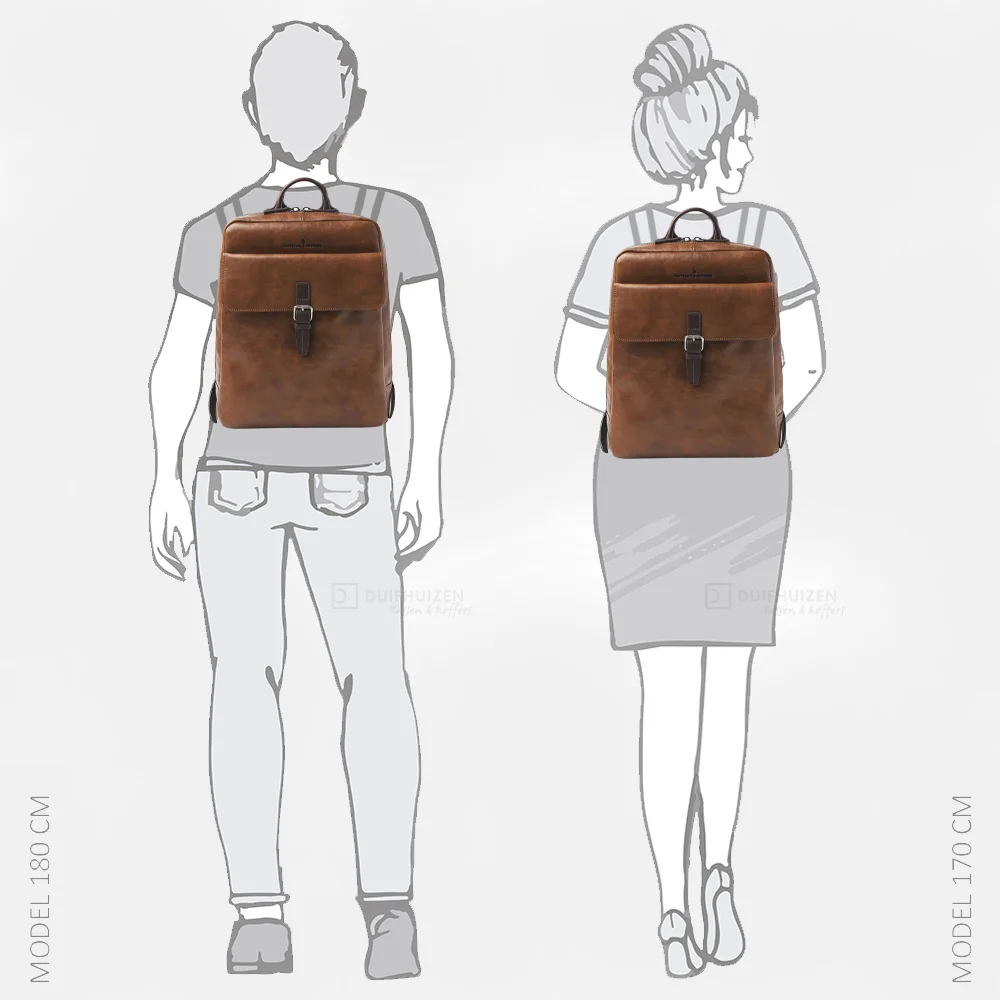 Castelijn & Beerens laptoprugzak 15.6 inch Natural bij Duifhuizen
