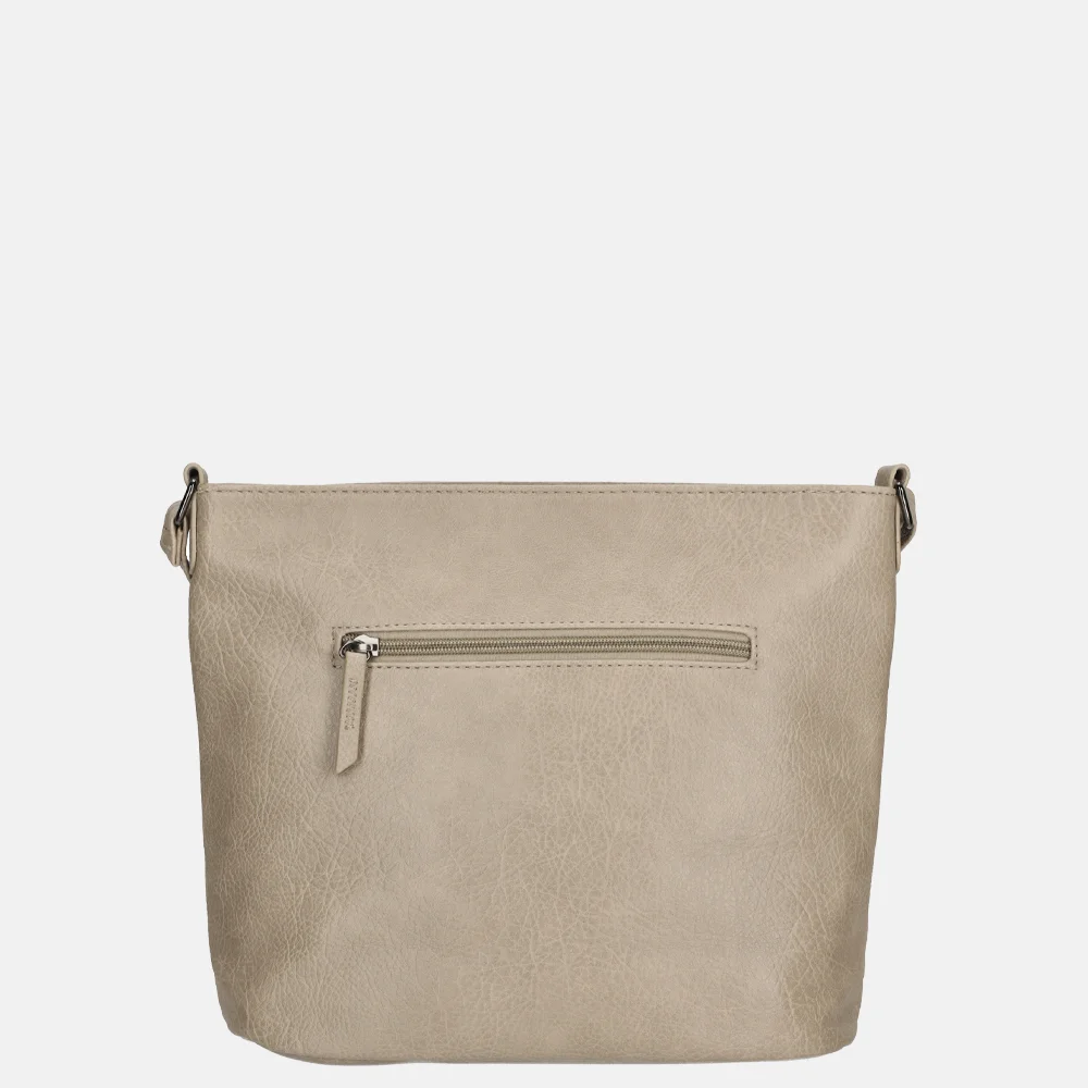 Enrico Benetti Emma schoudertas lichttaupe bij Duifhuizen