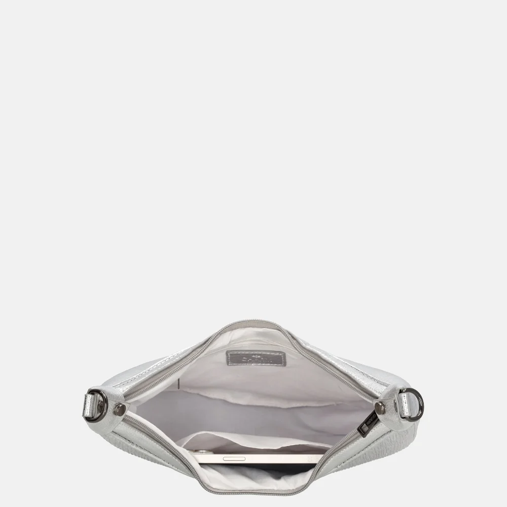 Charm London Kingsway schoudertas zilver bij Duifhuizen