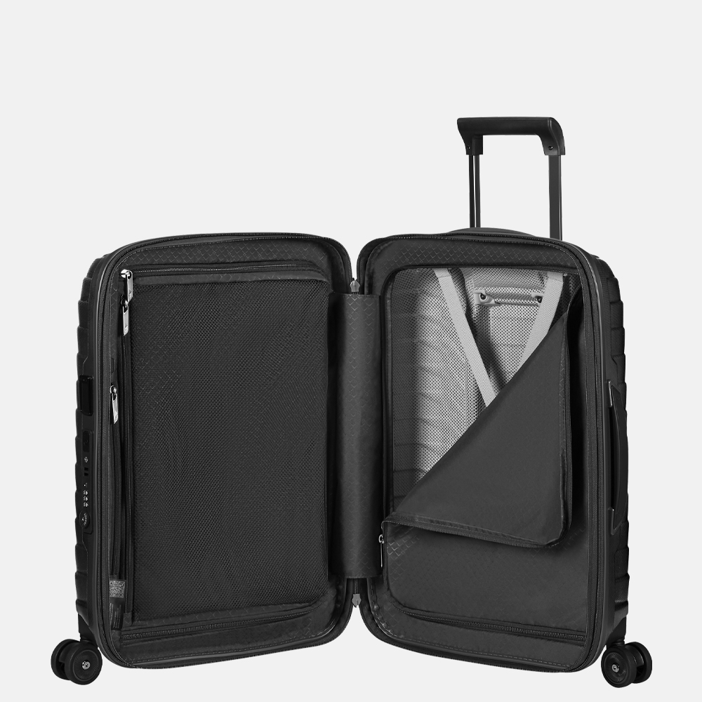 Samsonite Proxis expandable handbagage koffer 55 cm matt graphite bij Duifhuizen